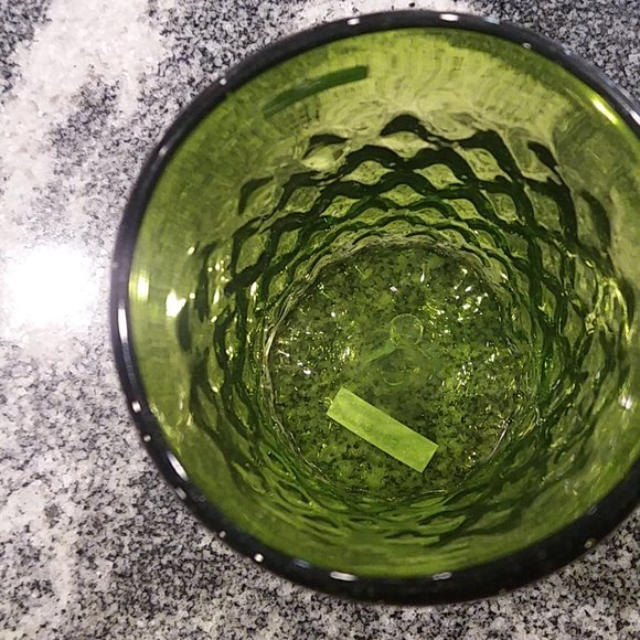 Unique, Handmade - Drinking Glass (Flower Vase) color green. - Picture 5 of 5